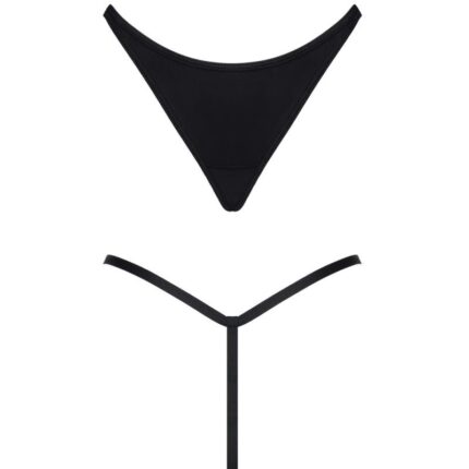 schwarzer String Tanga LXCande001 - XL