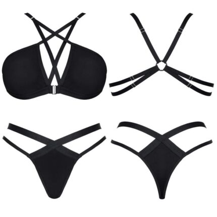 schwarzes Set LXCasilda001 - S
