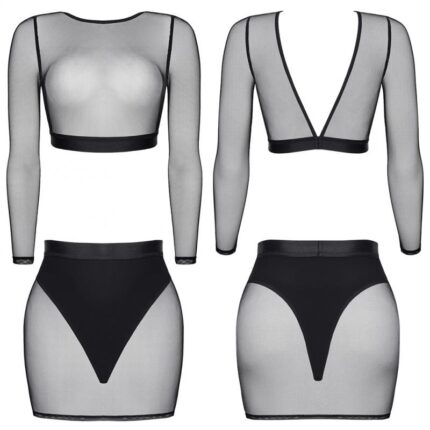 schwarzes Set LXCharo001 - M