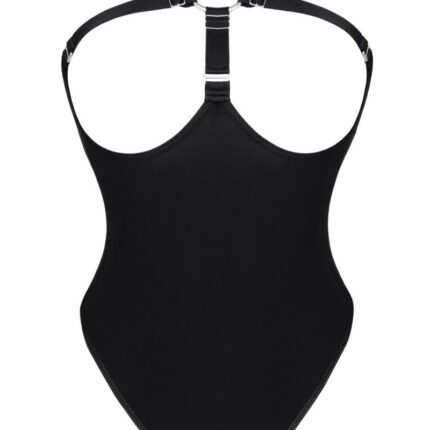 schwarzer Body ouvert LXElena001 - M