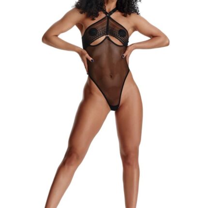 schwarzer Body LXJimena001 von Demoniq LadyX