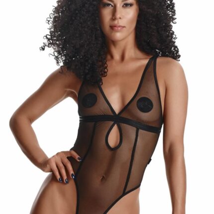 schwarzer Body LXMireia001 von Demoniq LadyX