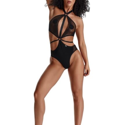schwarzer Body ouvert LXPerla001 von Demoniq LadyX
