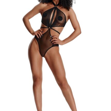 schwarzer Body ouvert LXReyna001 von Demoniq LadyX