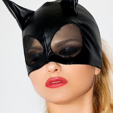 schwarze Katzenmaske MK 01 von MeSeduce