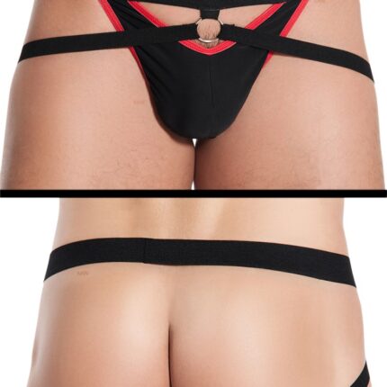 schwarz/roter Slip Danny XXL/XXXL