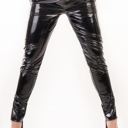 schwarze Lack Hose MS-TR207 von MeSeduce