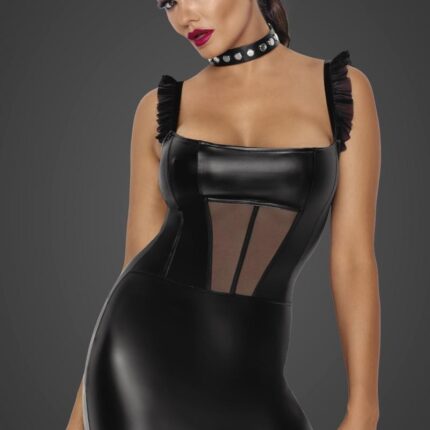 Wetlook Minikleid F257 - 3XL