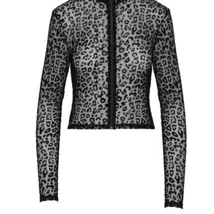 F289 Leopardenflock Top - M
