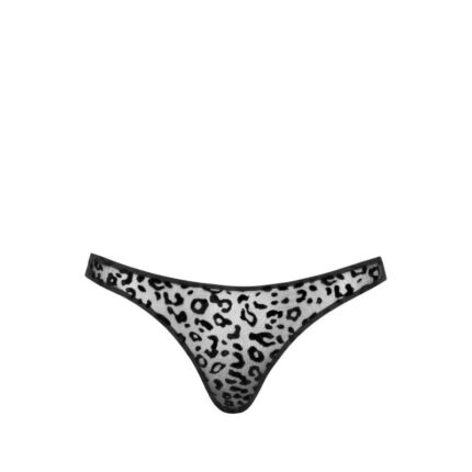 P011 String aus Leopardenflock - 2XL