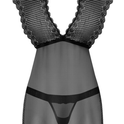 857-BAB-1 Babydoll schwarz - S/M