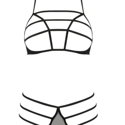 schwarzes Set PA595324 von Passion Devil Collection