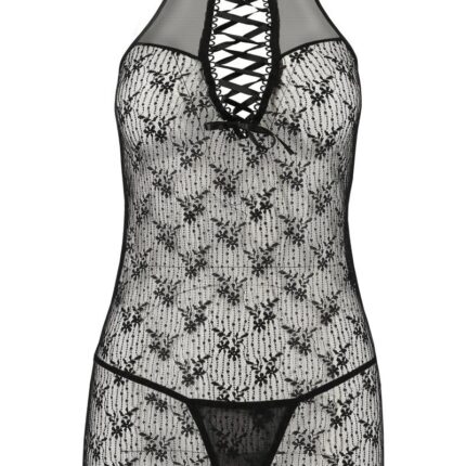 schwarzes Chemise PA595555 - L/XL