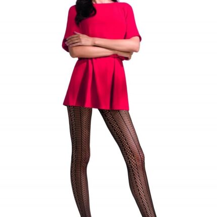 Netz-Strumpfhose TI043 schwarz - 1/2