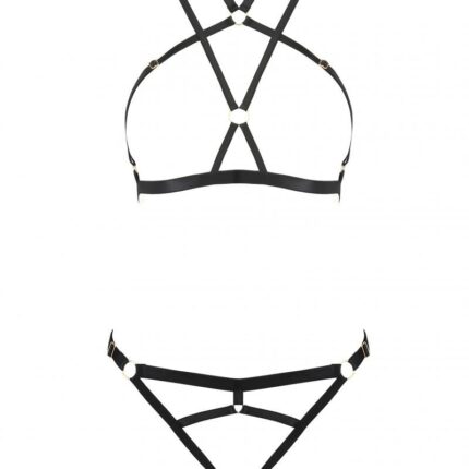 schwarzes Set PA595876 von Passion Devil Collection