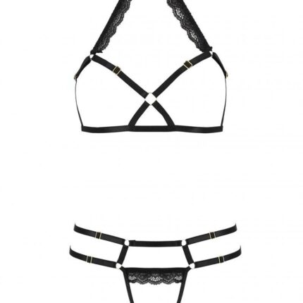 schwarzes Set PA595879 von Passion Devil Collection