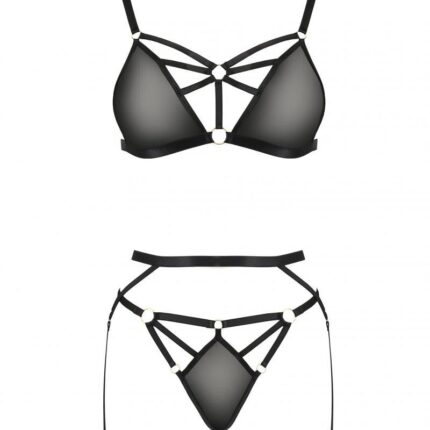 schwarzes Set PA595882 von Passion Devil Collection