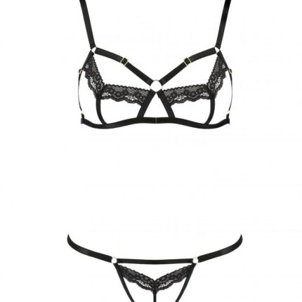 schwarzes Set PA595891 von Passion Devil Collection