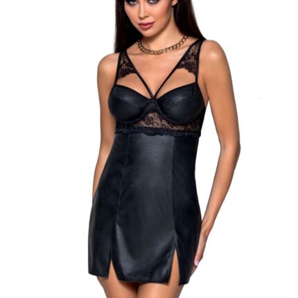 schwarzes Chemise PA596219 - S/M