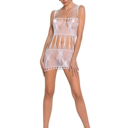 weißes Netzkleid BS090 - S/L