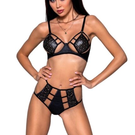 schwarzes 2tlg. Set PA596871 - S/M