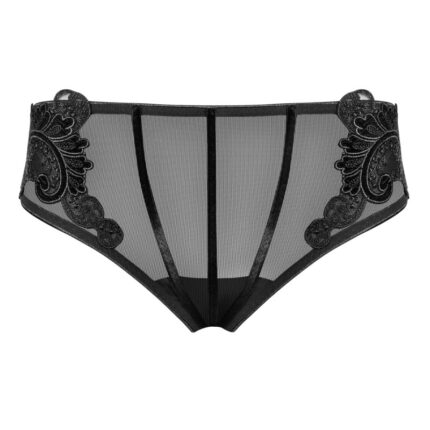 1818 Damen Tüll Slip mit Stickerei von Petite Noir