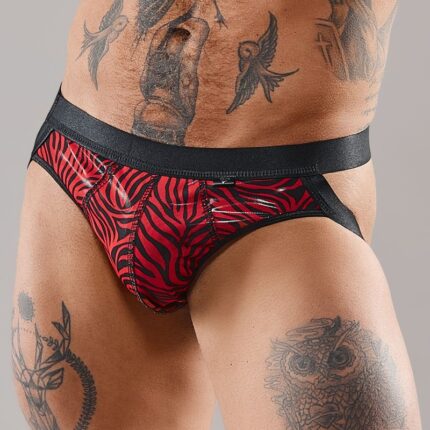 Jock Strap REPatrick001 schwarz/rot - M