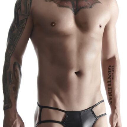 Jock Slip BRI001 schwarz von Regnes Fetish Planet
