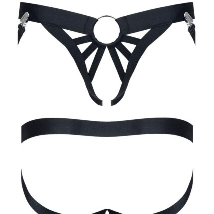 Harness String BRI012 schwarz - XXL/XXXL