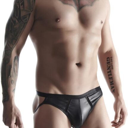 Jock Slip BRI022 schwarz von Regnes Fetish Planet