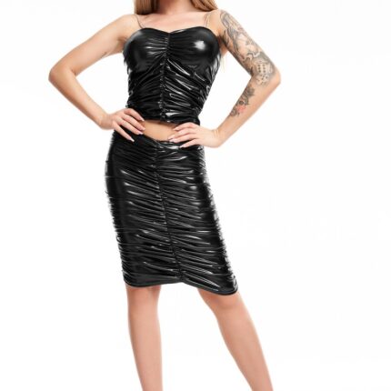 schwarzer Wetlook Rock SK066 - XL