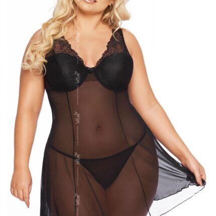 schwarzes Chemise 1892 - 3XL