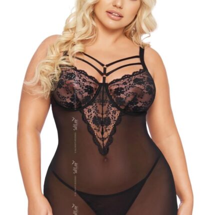 schwarzes Chemise 1890 - XL