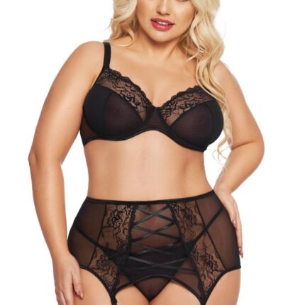 schwarzes 3-teiliges Set 1893 von Softline Pluse Size Collection