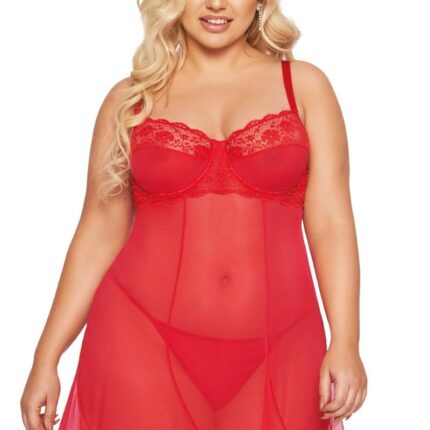 rotes Chemise 1895 - 2XL