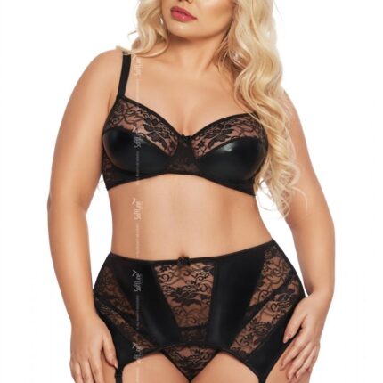 schwarzes Set 1898 von Softline Plus Size