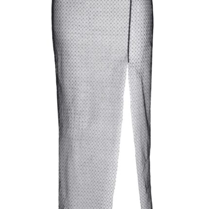langer schwarz/silberner Rock STChiara001 - XL
