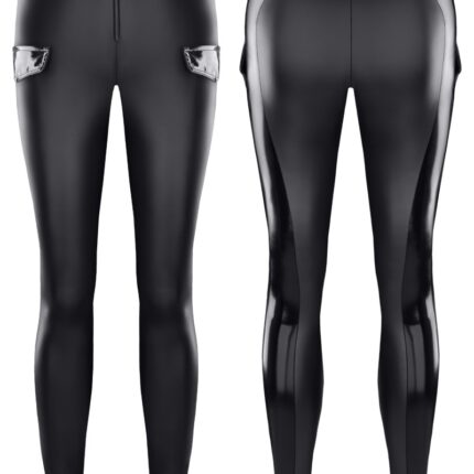 schwarzes Leggings TDMeike001 - S