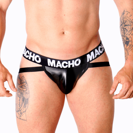 MACHO - MX25NC JOCK SCHWARZES LEDER S