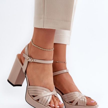 Sandalen mit Absatz model 195544 Step in style  (41)
