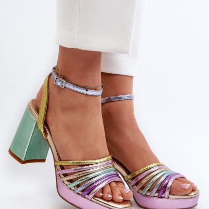 Sandalen mit Absatz model 196965 Step in style  (36)