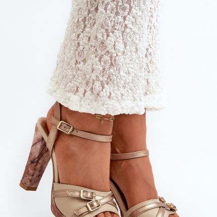 Sandalen mit Absatz model 198398 Step in style  (38)