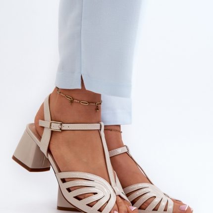 Sandalen mit Absatz model 198814 Step in style  (37)