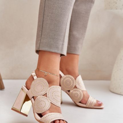 Sandalen mit Absatz model 210710 Step in style  (38)