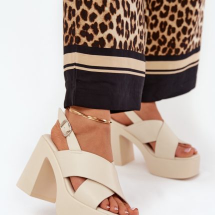 Sandalen mit Absatz model 210800 Step in style  (37)