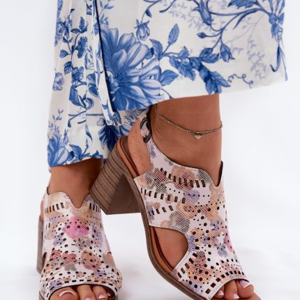 Sandalen mit Absatz model 211363 Step in style  (36)