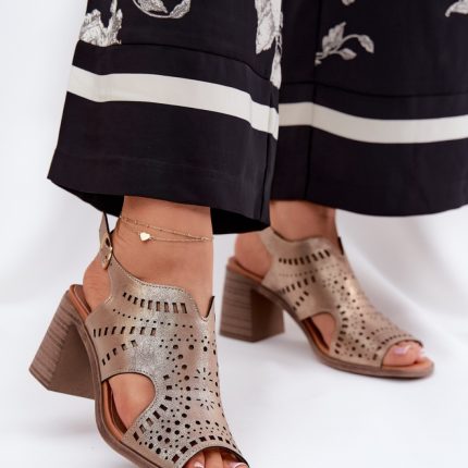 Sandalen mit Absatz model 211364 Step in style  (41)