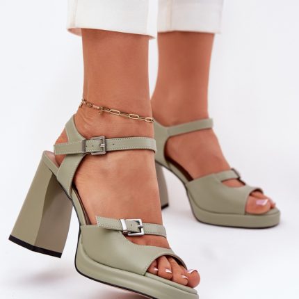 Sandalen mit Absatz model 212825 Step in style  (40)