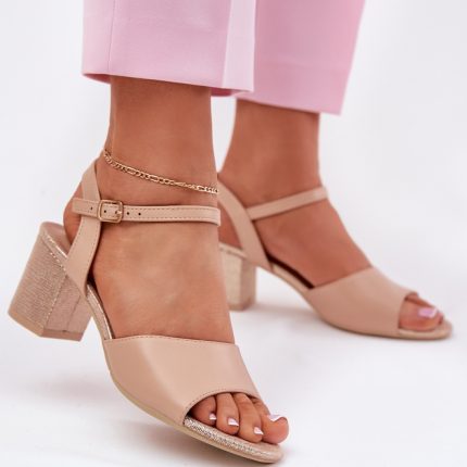 Sandalen mit Absatz model 213011 Step in style  (37)