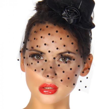 Rockabilly-Minihut / Fascinator OS